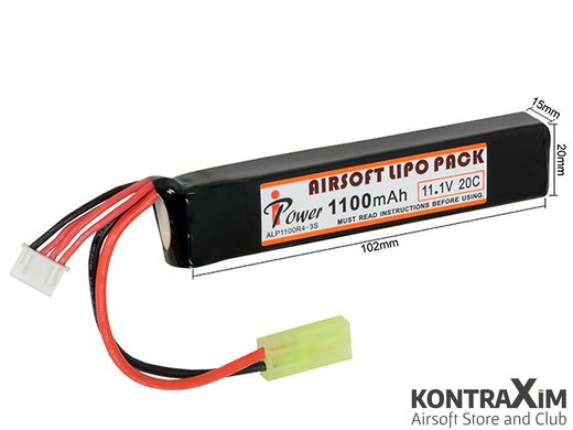 Аккумулятор LI-PO 1100MAH 11,1V 20C Mini-Tamiya [IPOWER]