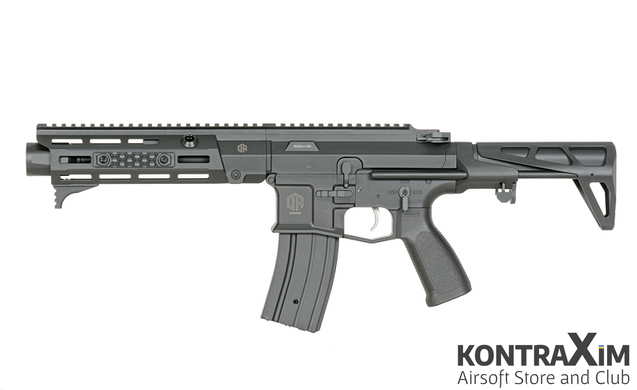 Автомат.Штурмовая винтовка M923G Double Eagle DEX556 - FALCON EFCS MOSFET DE для страйкбола, Black