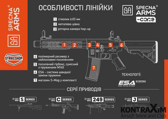 Штурмова гвинтівка SA-C17 CORE™ [Specna Arms]