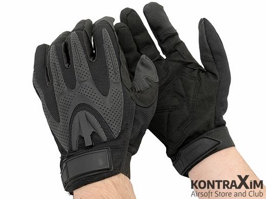 Тактичні рукавички Military Combat Gloves mod. II (Size L) - Black [8FIELDS]