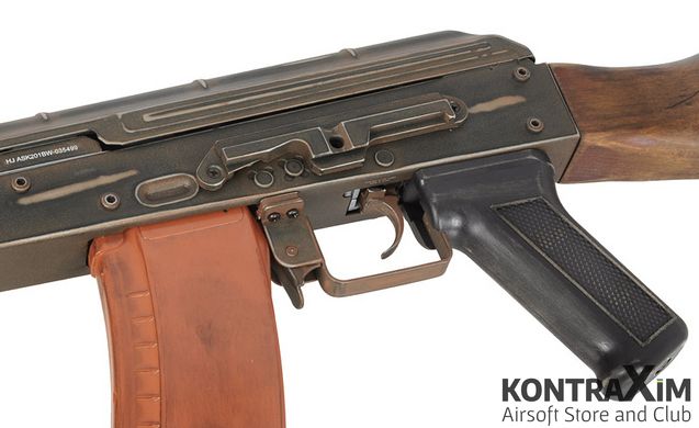 Автомат.Штурмова гвинтівка Replika karabinka AK-74 ASK201 Battle Worn [APS]  для страйкболу