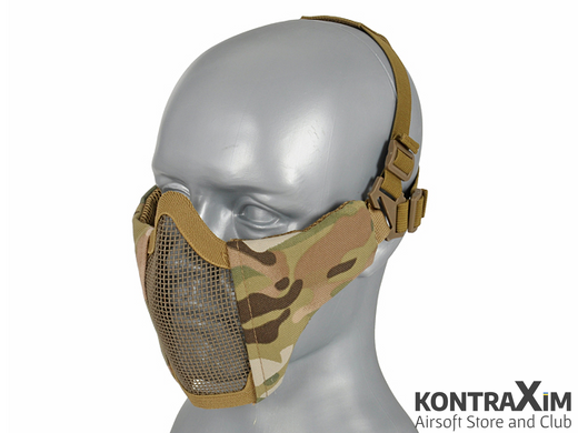 Маска захисна - сітка [WOSPORT] 2.0 (для Страйкболу) MULTICAM