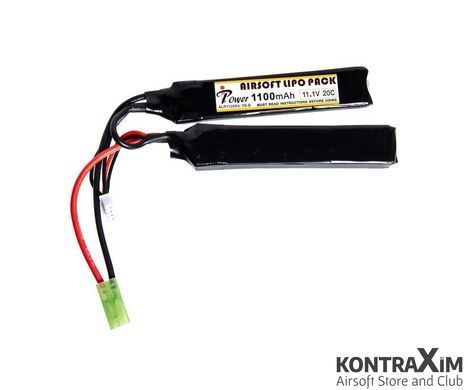 Акумулятор для Страйкболу 11,1V [IPOWER] LI-PO 1100mAh 20C (Б.у)