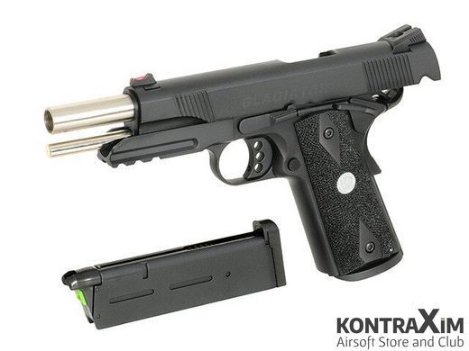 Пистолет M1911 GLADIATOR MARCUX - BLACK APS для страйкбола