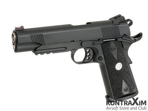 Пистолет M1911 GLADIATOR MARCUX - BLACK APS для страйкбола