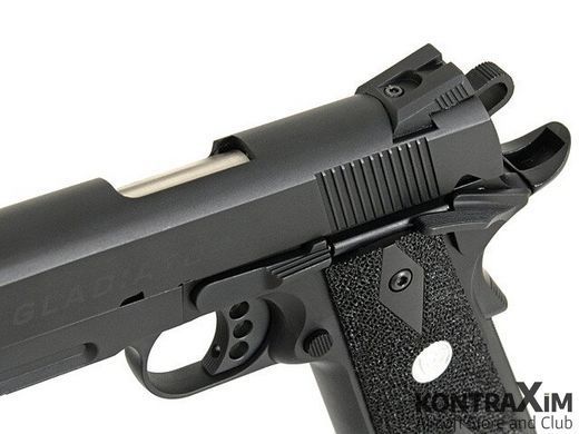 Пистолет M1911 GLADIATOR MARCUX - BLACK APS для страйкбола