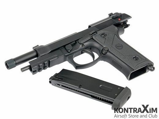 Пістолет SR9A3 (DUAL POWERED GAS/CO2) - BLACK SRC для страйкболу