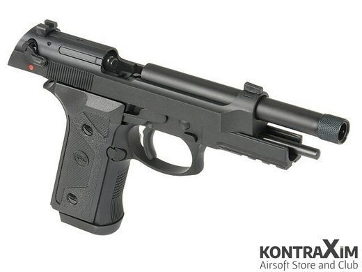Пістолет SR9A3 (DUAL POWERED GAS/CO2) - BLACK SRC для страйкболу