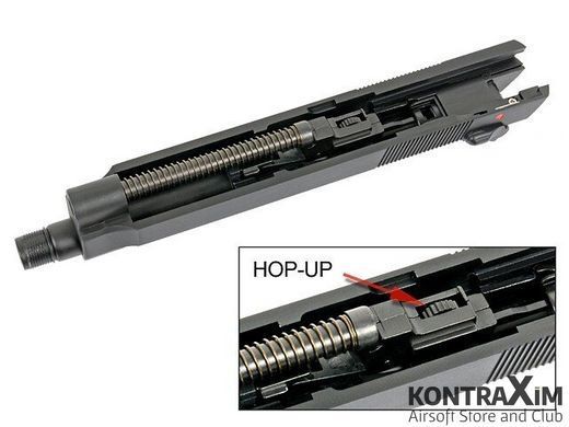 Пістолет SR9A3 (DUAL POWERED GAS/CO2) - BLACK SRC для страйкболу