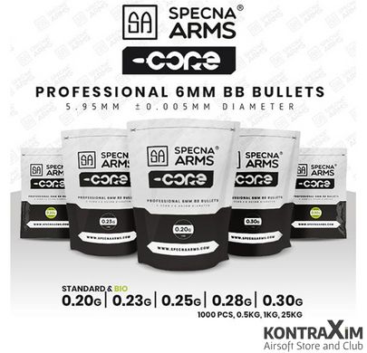 Страйкбольные шары BBs Specna Arms CORE™ 0.28g - 1kg