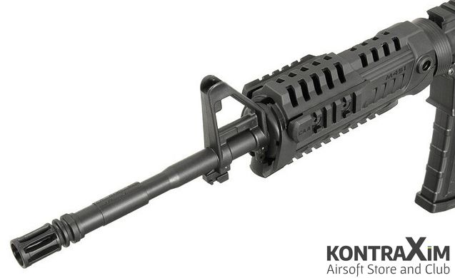 Автомат.Штурмова гвинтівка 14.5" M4 CARBINE - BLACK CAA AIRSOFT для страйкболу