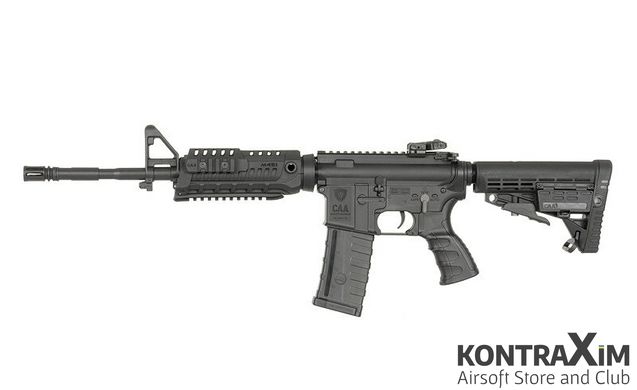 Автомат.Штурмова гвинтівка 14.5" M4 CARBINE - BLACK CAA AIRSOFT для страйкболу