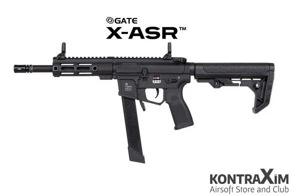 Страйкбольний пістолет-кулемет SA-FX01 FLEX™ GATE X-ASR Black [Specna Arms]