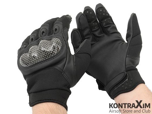 Тактические перчатки Military Combat Gloves mod. IV (Size L) - Black [8FIELDS]