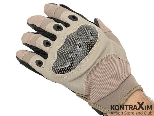 Тактические перчатки Military Combat Gloves mod. IV (Size M) - TAN [8FIELDS]