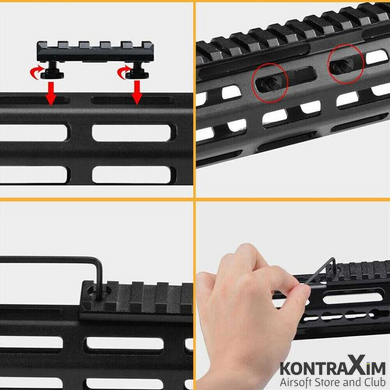 Планка пикатини [Vector Optics] M-LOK/KeyMod,Picatinny