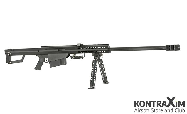 СНАЙПЕРСЬКА ГВИНТІВКА BARRETT M82A1 FULL METAL AIRSOFT SPRING RIFLE [6MMPROSHOP]